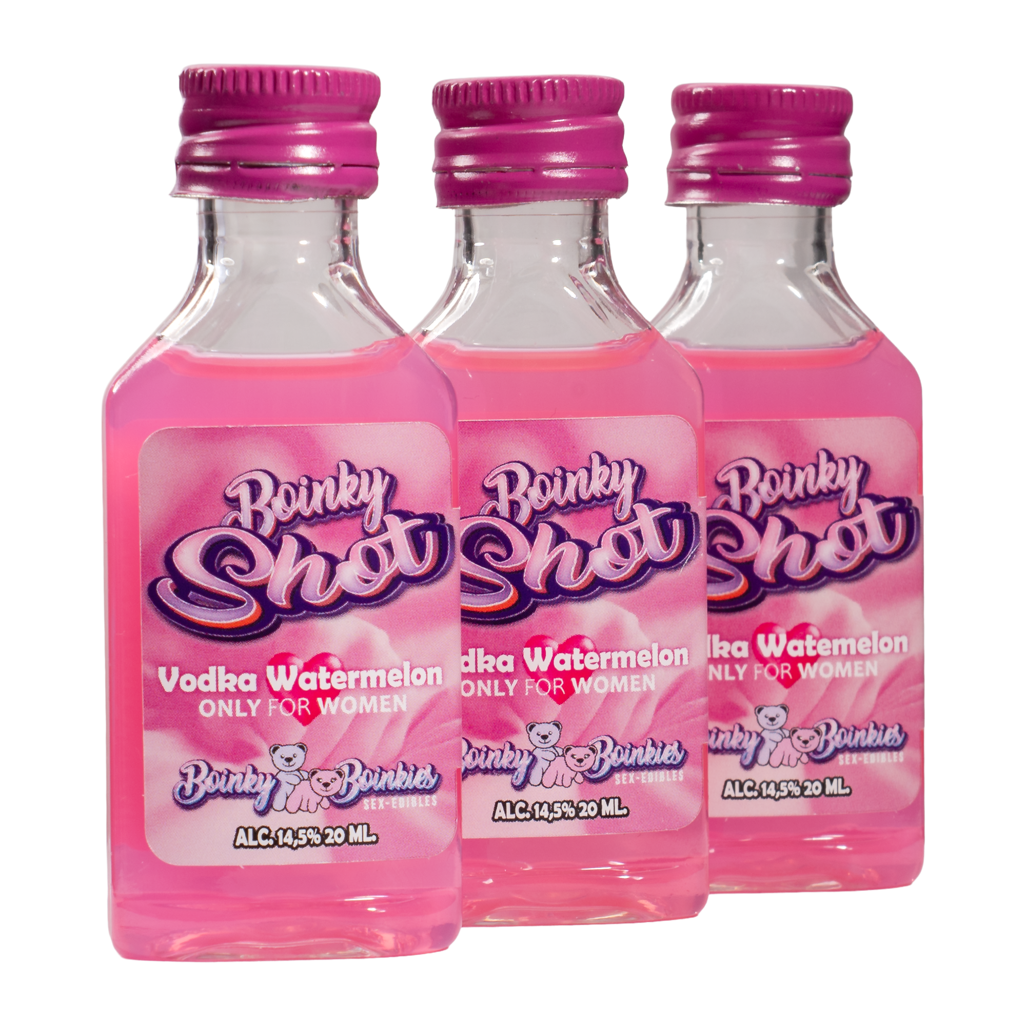 Boinky - Boinky Shots Vodka Watermeloen – 14,5% vol. – 10x 20 ml