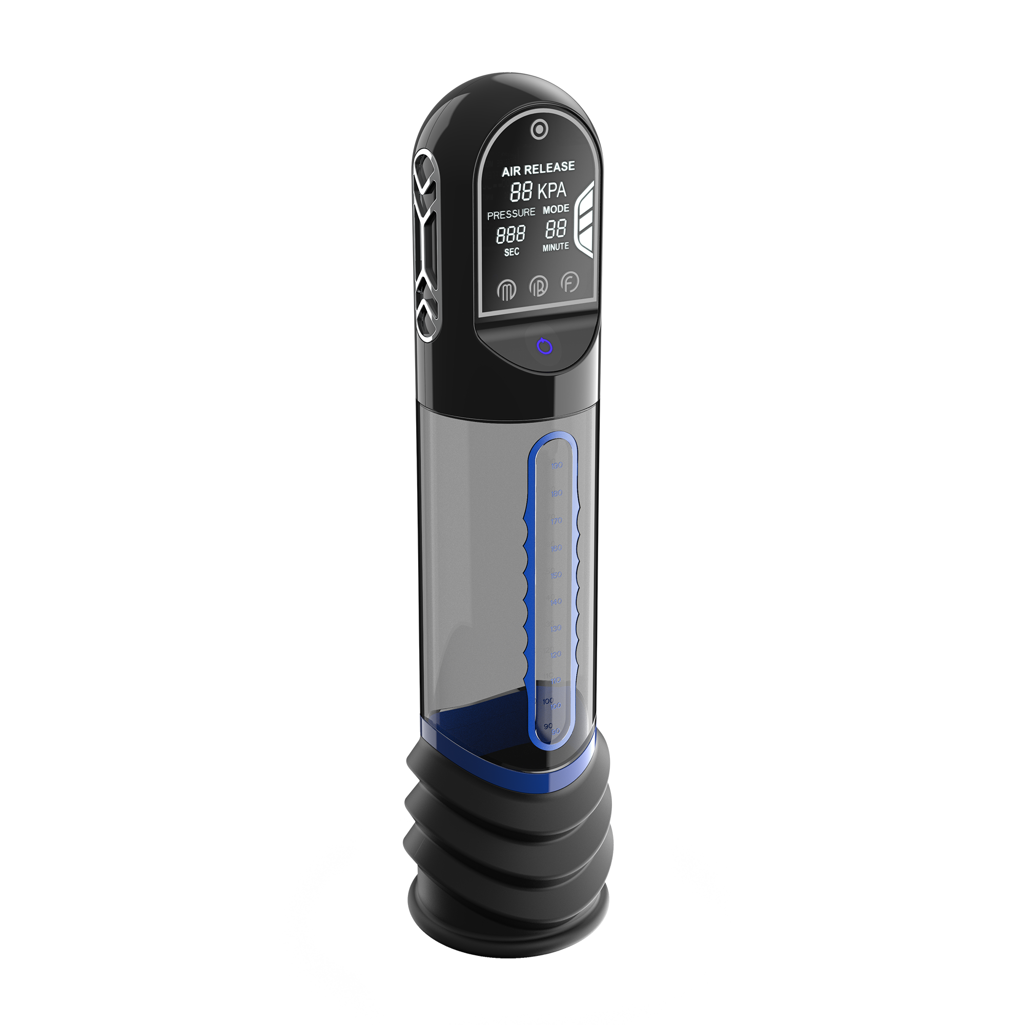 Peak Performa - ISP 90 - Pomp met infraroodrood licht voor prestatieverbetering - Zwart/Blauw