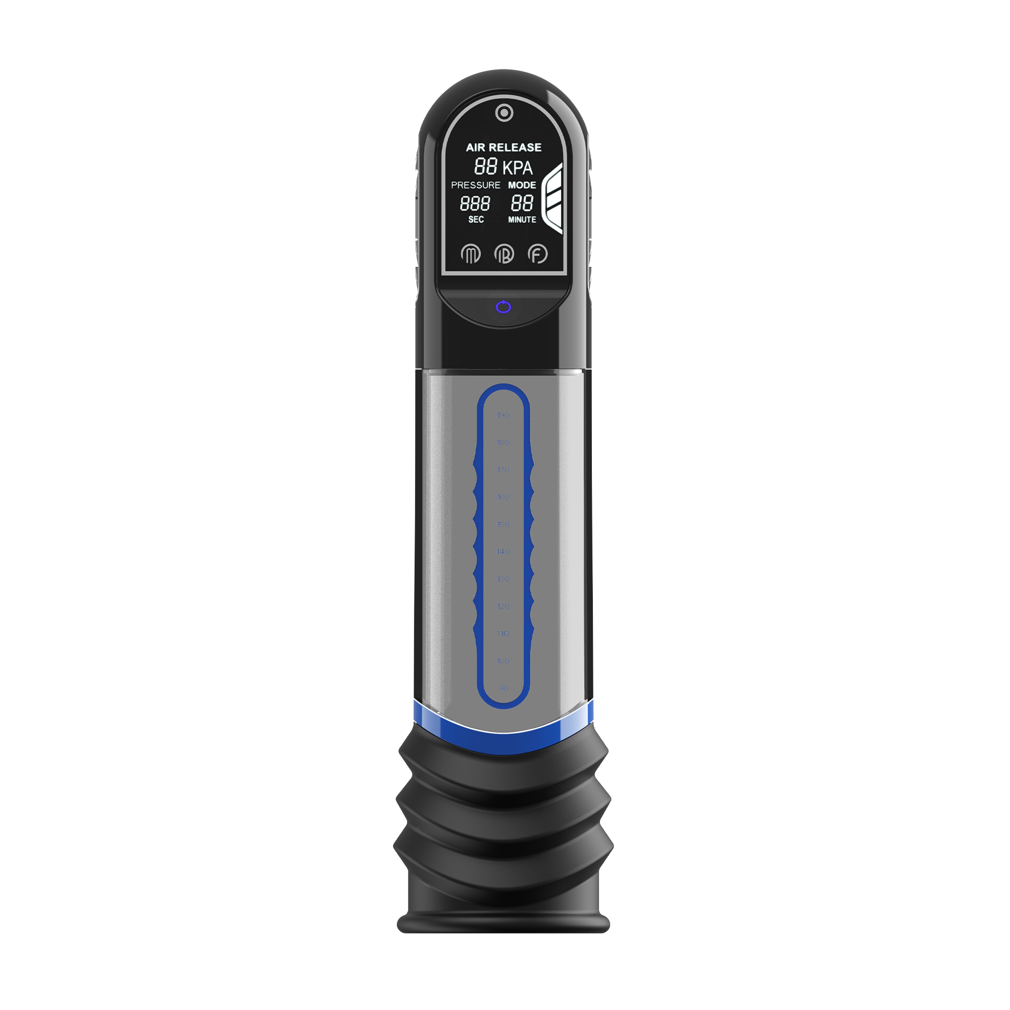 Peak Performa - ISP 90 - Pomp met infraroodrood licht voor prestatieverbetering - Zwart/Blauw