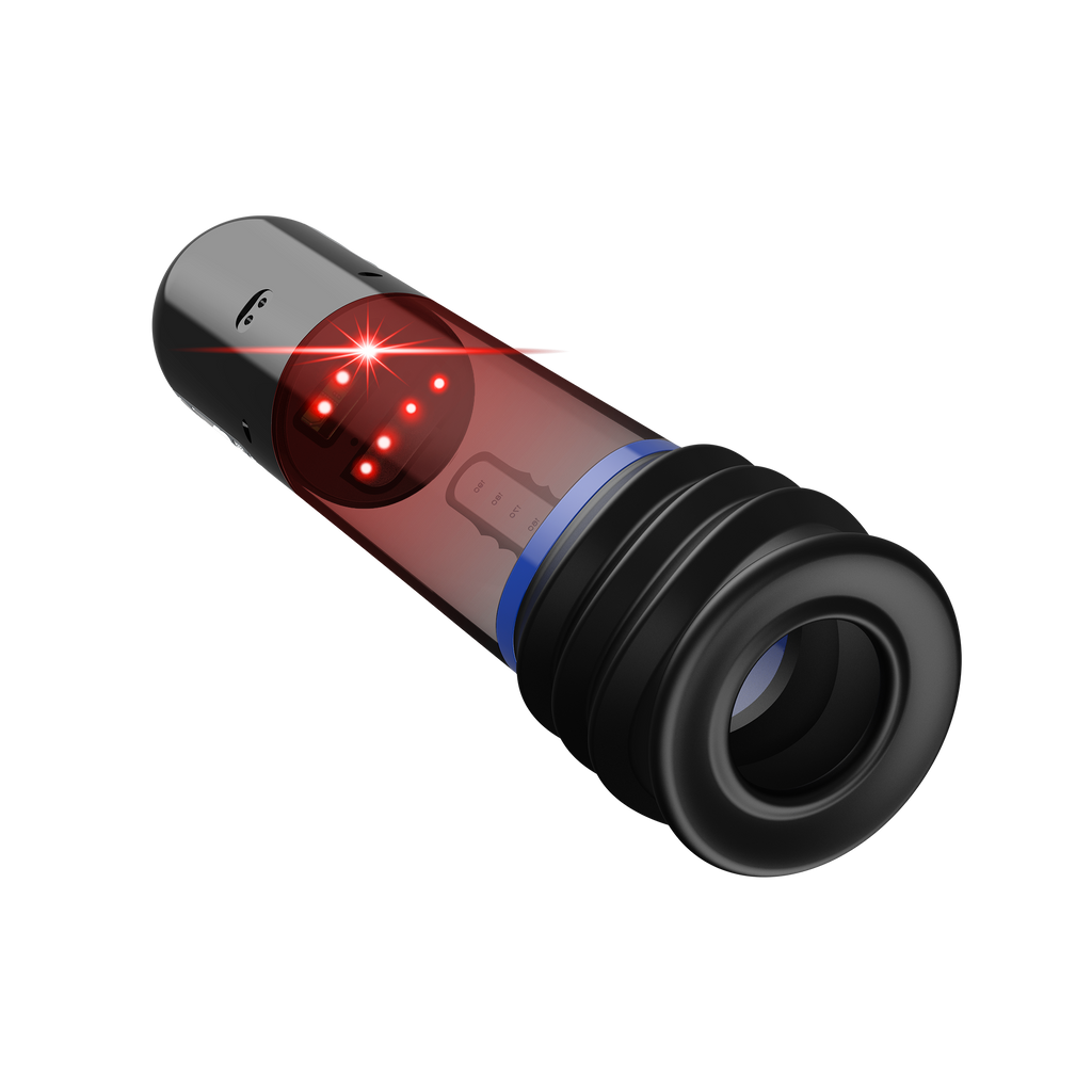 Peak Performa - ISP 90 - Pomp met infraroodrood licht voor prestatieverbetering - Zwart/Blauw