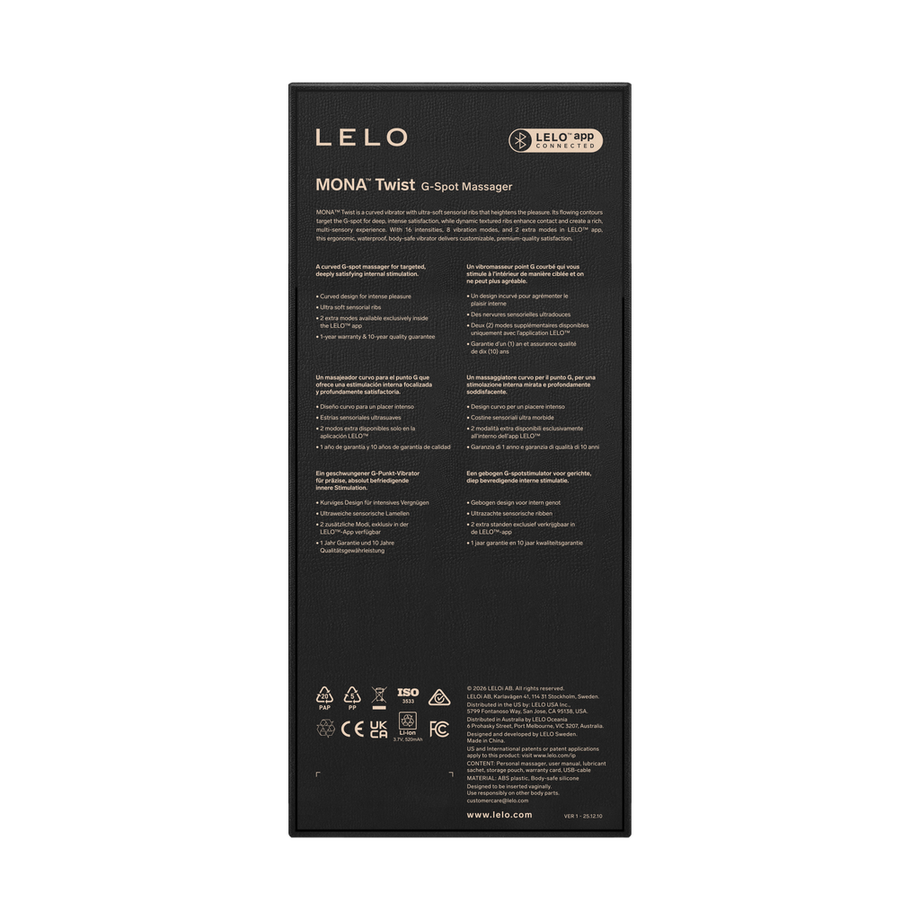LELO - Mona Twist - G-spotvibrator - Aqua