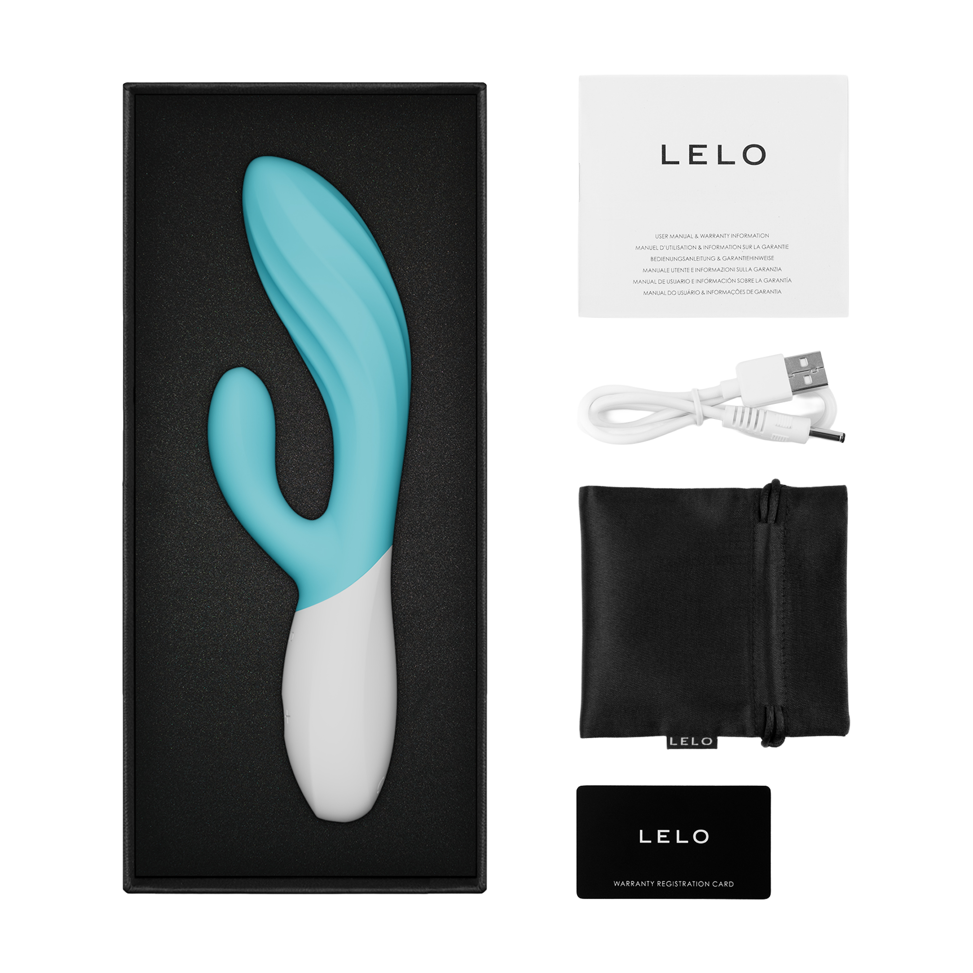 LELO - Ina Twist - Rabbit-vibrator - Aqua