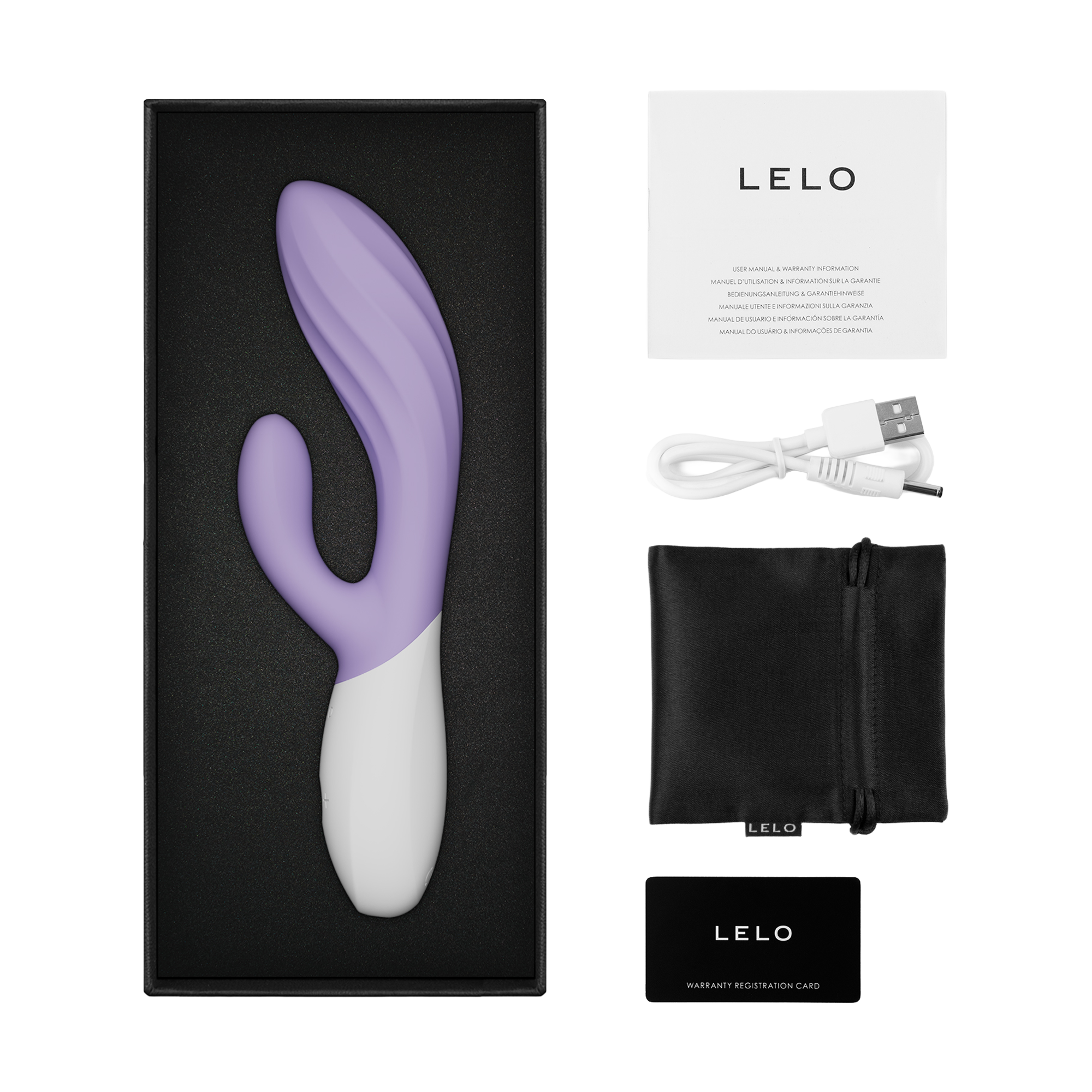 LELO - Ina Twist - Rabbit-vibrator - Lavendel