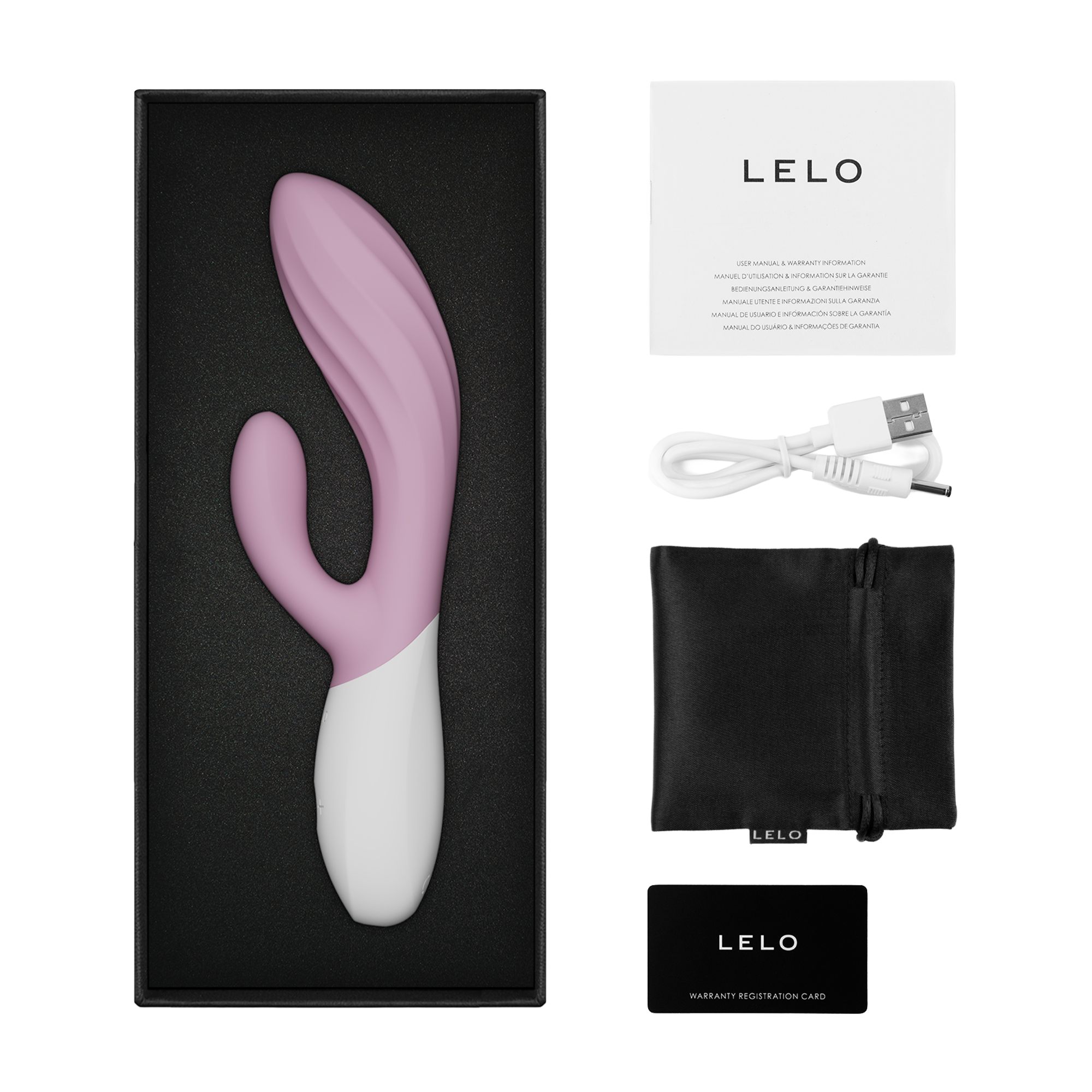 LELO - Ina Twist - Rabbit-vibrator - Roze
