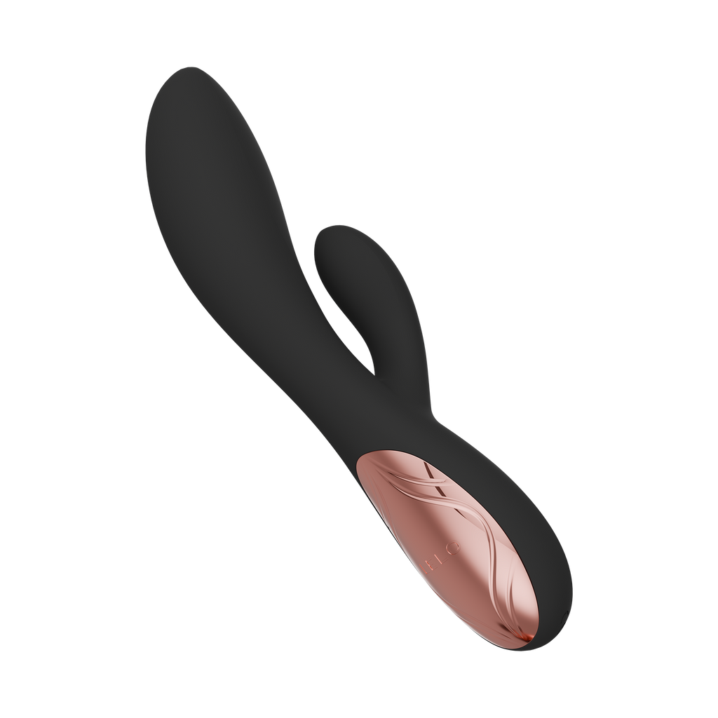 LELO - Ina Thrust - Rabbit-vibrator met stootbeweging - Zwart