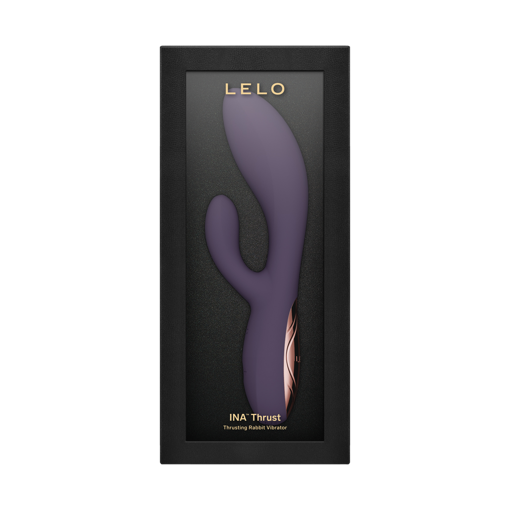 LELO - Ina Thrust - Rabbit-vibrator met stootbeweging - Paars