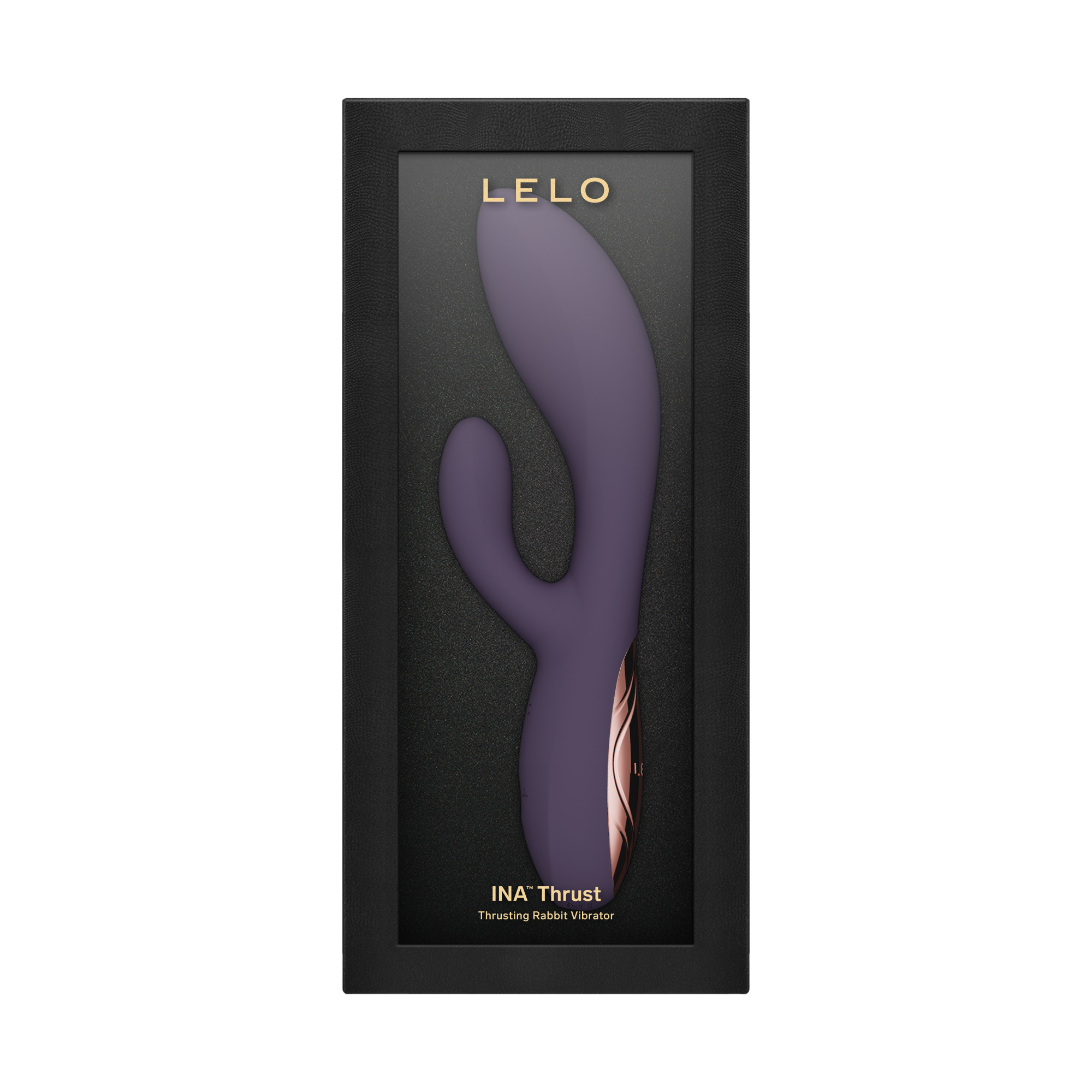 LELO - Ina Thrust - Rabbit-vibrator met stootbeweging - Paars