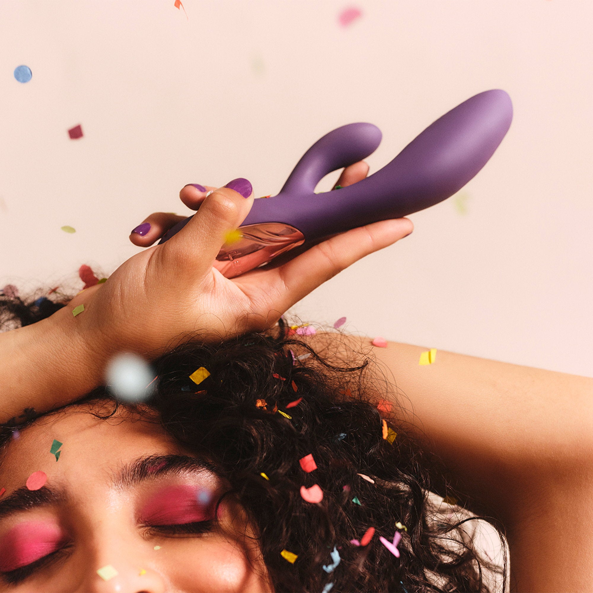 LELO - Ina Thrust - Rabbit-vibrator met stootbeweging - Paars