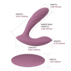 SVAKOM - Erica Plus - Draagbare stootvibrator (met app-bediening) – Roze