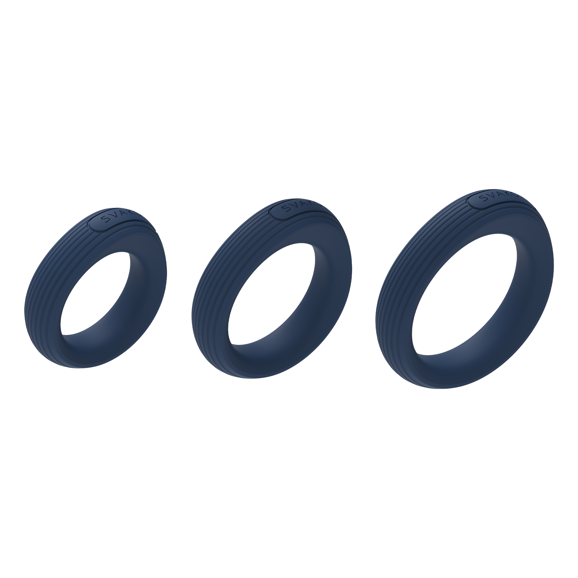 SVAKOM - Triooo - Penisringenset – Blauw