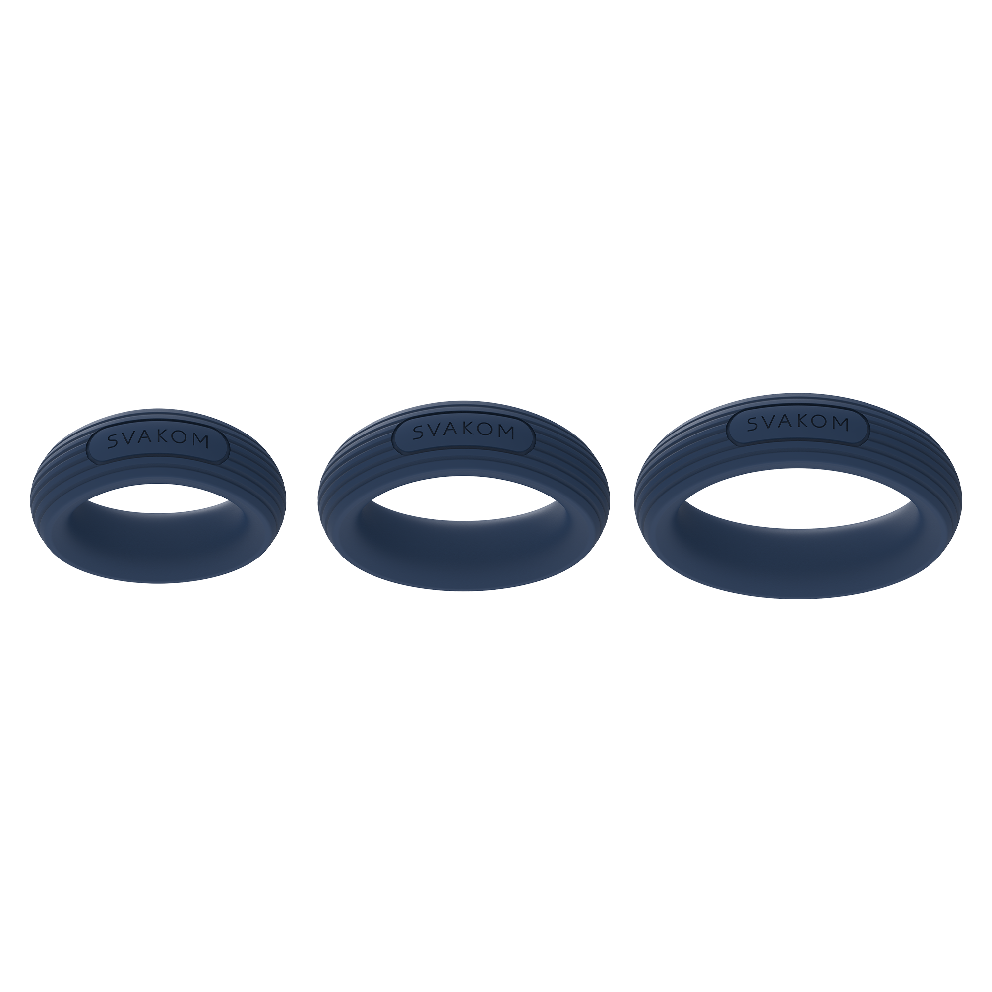 SVAKOM - Triooo - Penisringenset – Blauw
