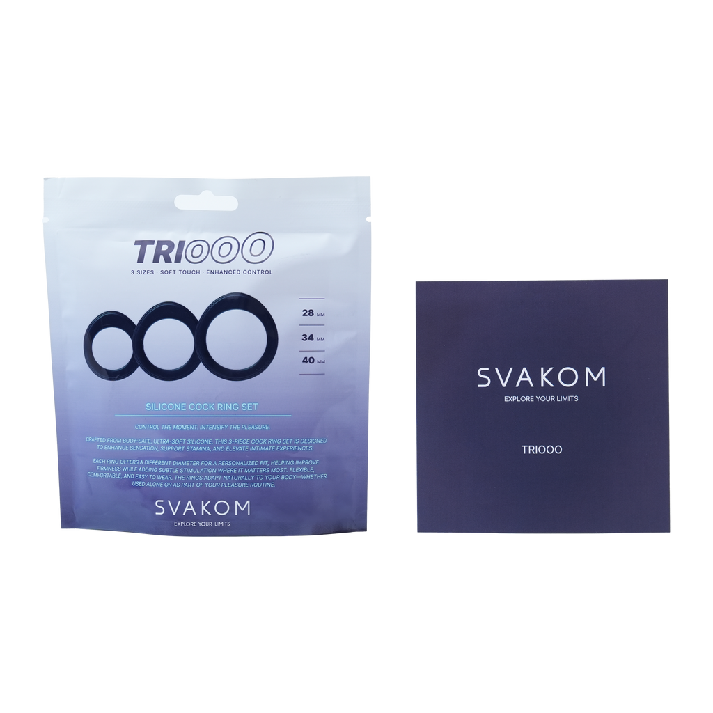 SVAKOM - Triooo - Penisringenset – Blauw