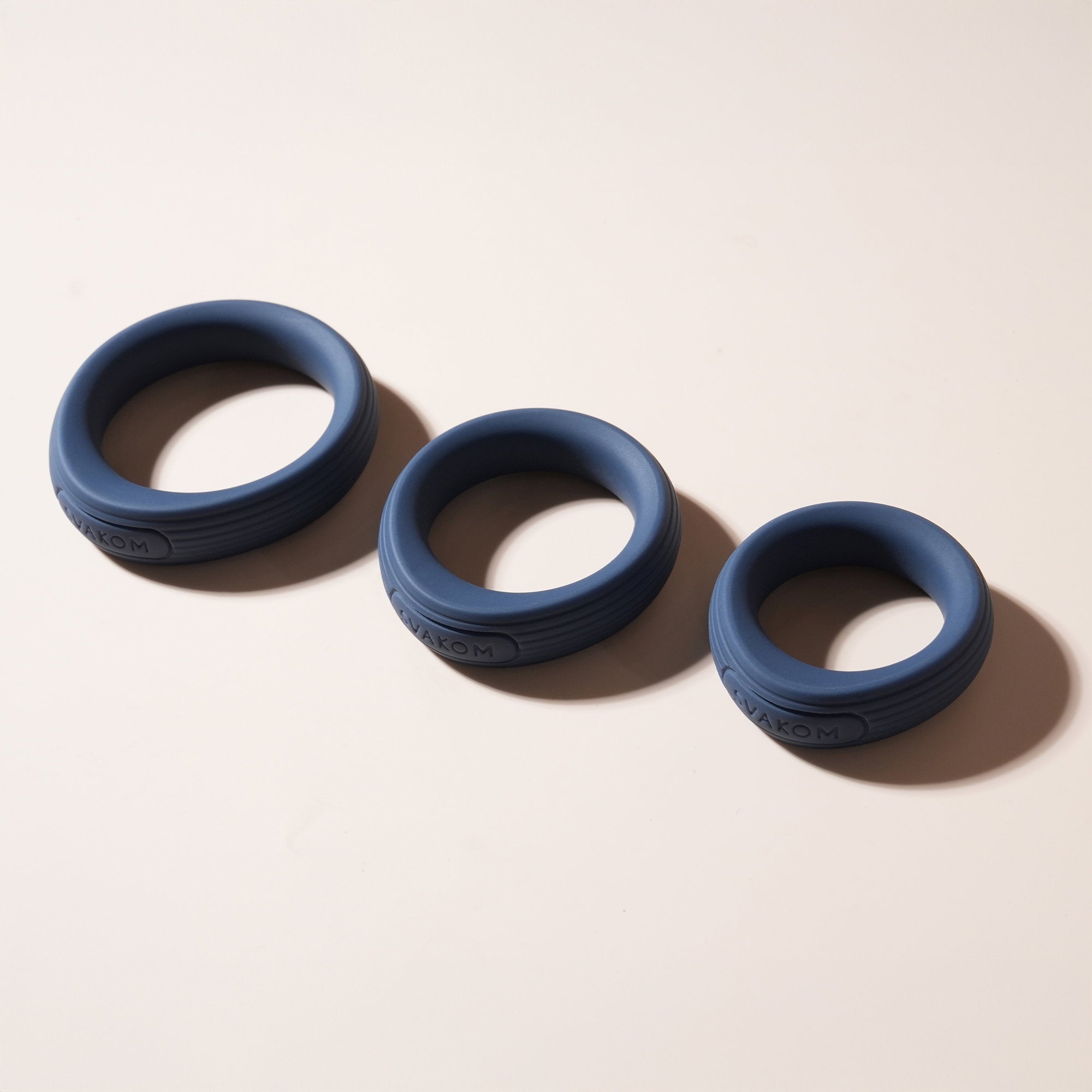 SVAKOM - Triooo - Penisringenset – Blauw