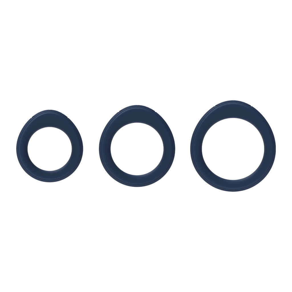 SVAKOM - Triooo - Penisringenset – Blauw
