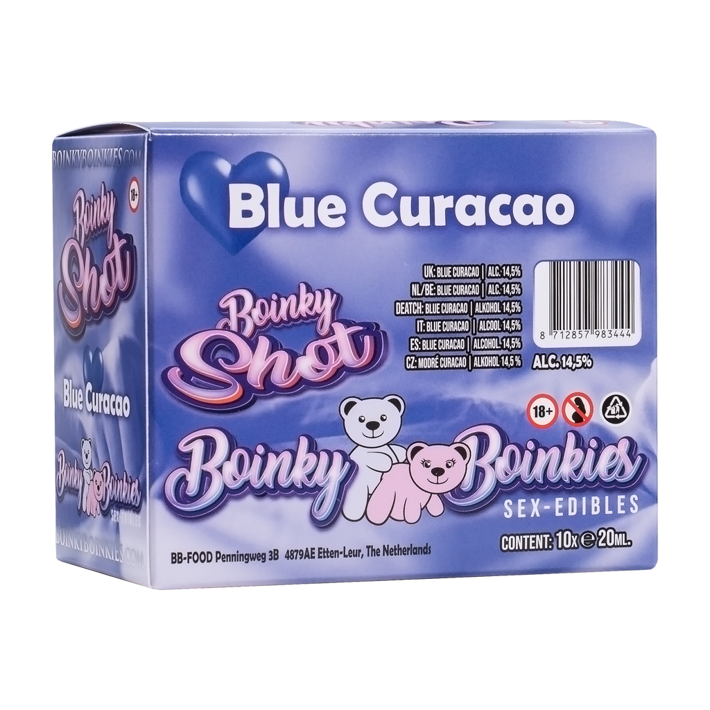 Boinky - Boinky Shots - Blue Curacao - 14,5% vol. - 10x 20 ml