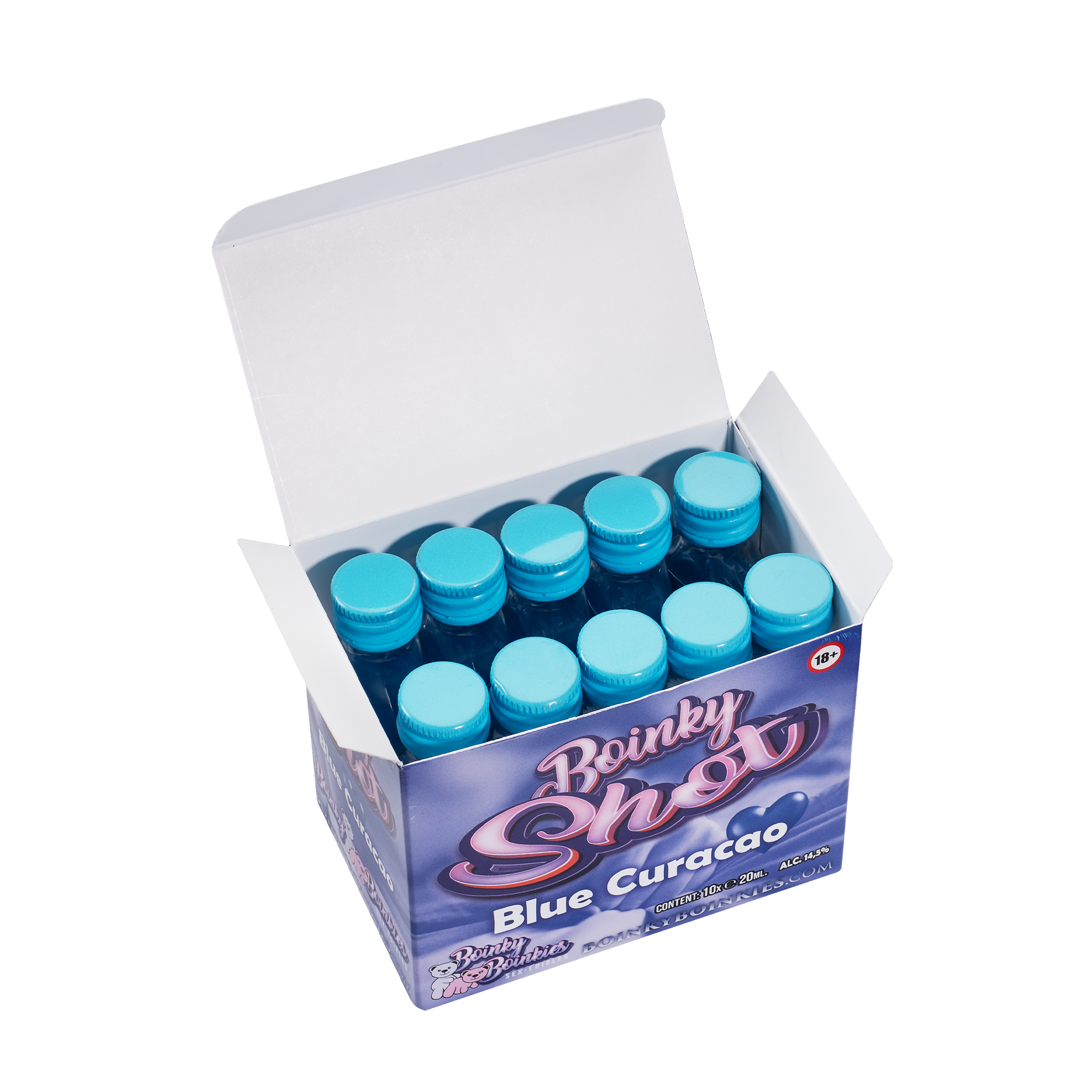 Boinky - Boinky Shots - Blue Curacao - 14,5% vol. - 10x 20 ml