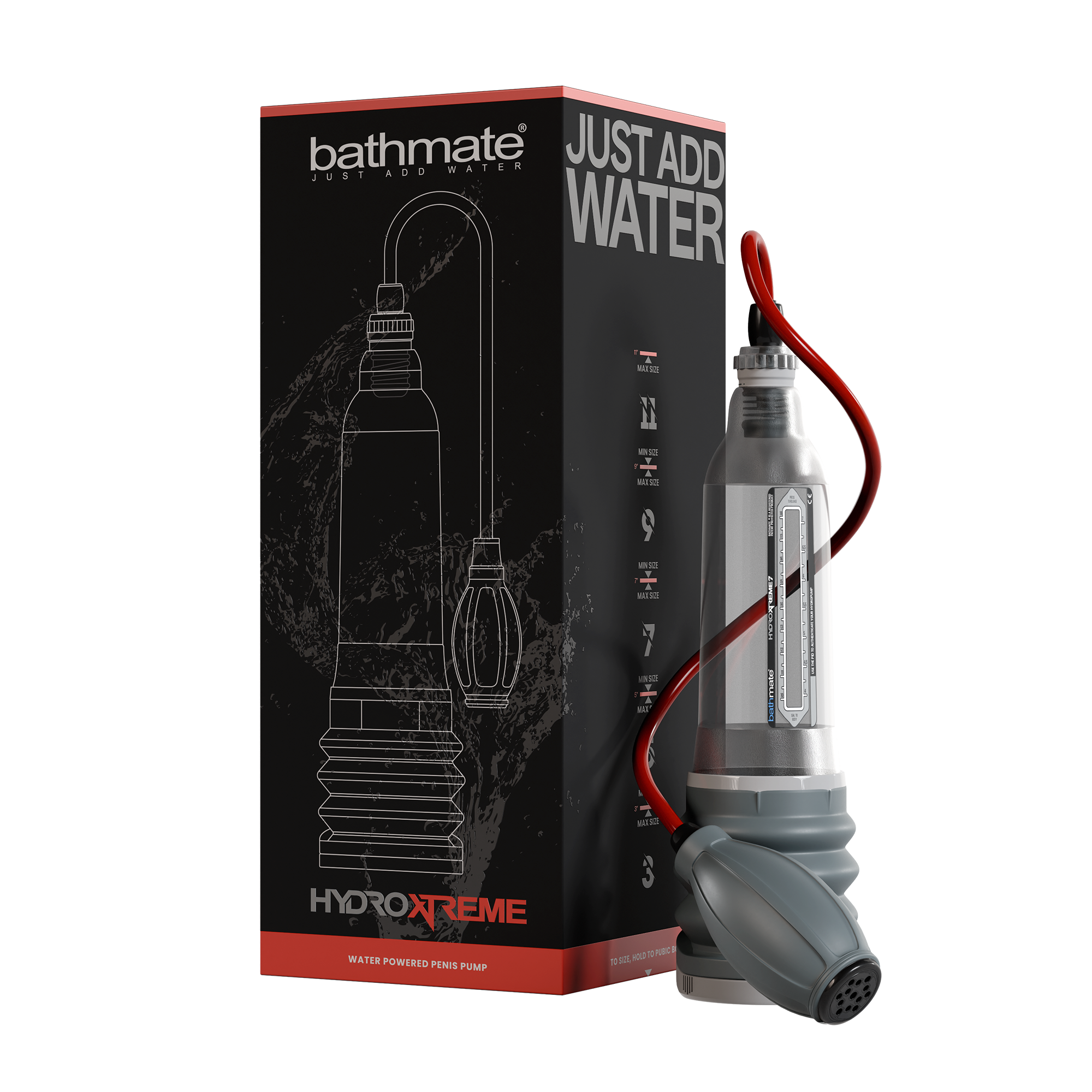 Bathmate - HydroXtreme 7 - Alleen pomp - Transparant