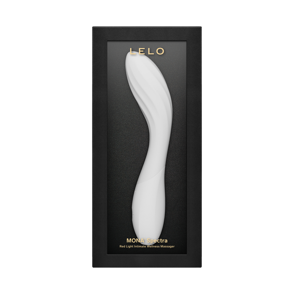LELO - Mona Spectra - Wellness-massageapparaat met rood licht - Wit