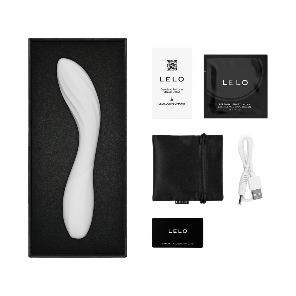 LELO - Mona Spectra - Wellness-massageapparaat met rood licht - Wit