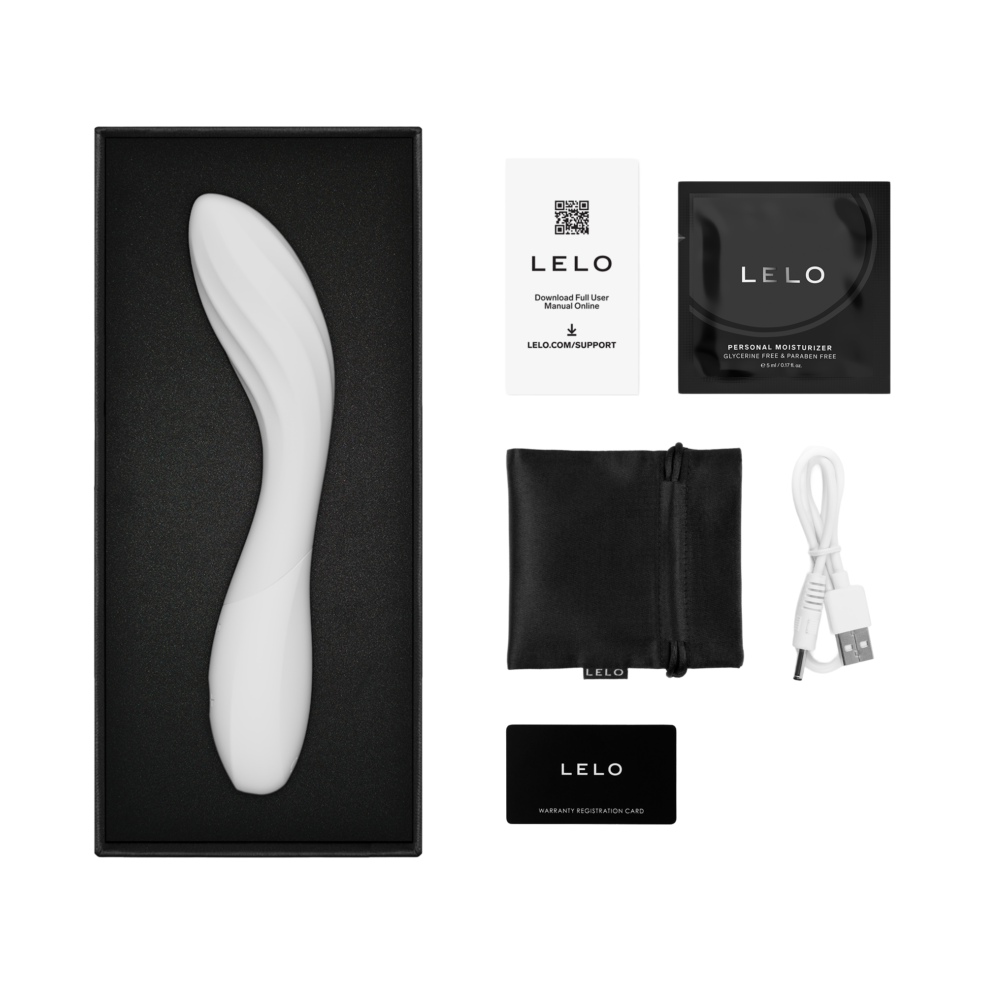 LELO - Mona Spectra - Wellness-massageapparaat met rood licht - Wit