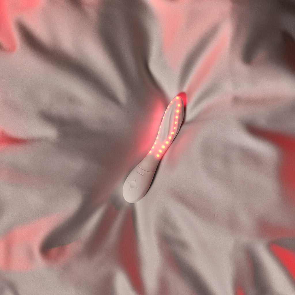 LELO - Mona Spectra - Wellness-massageapparaat met rood licht - Wit