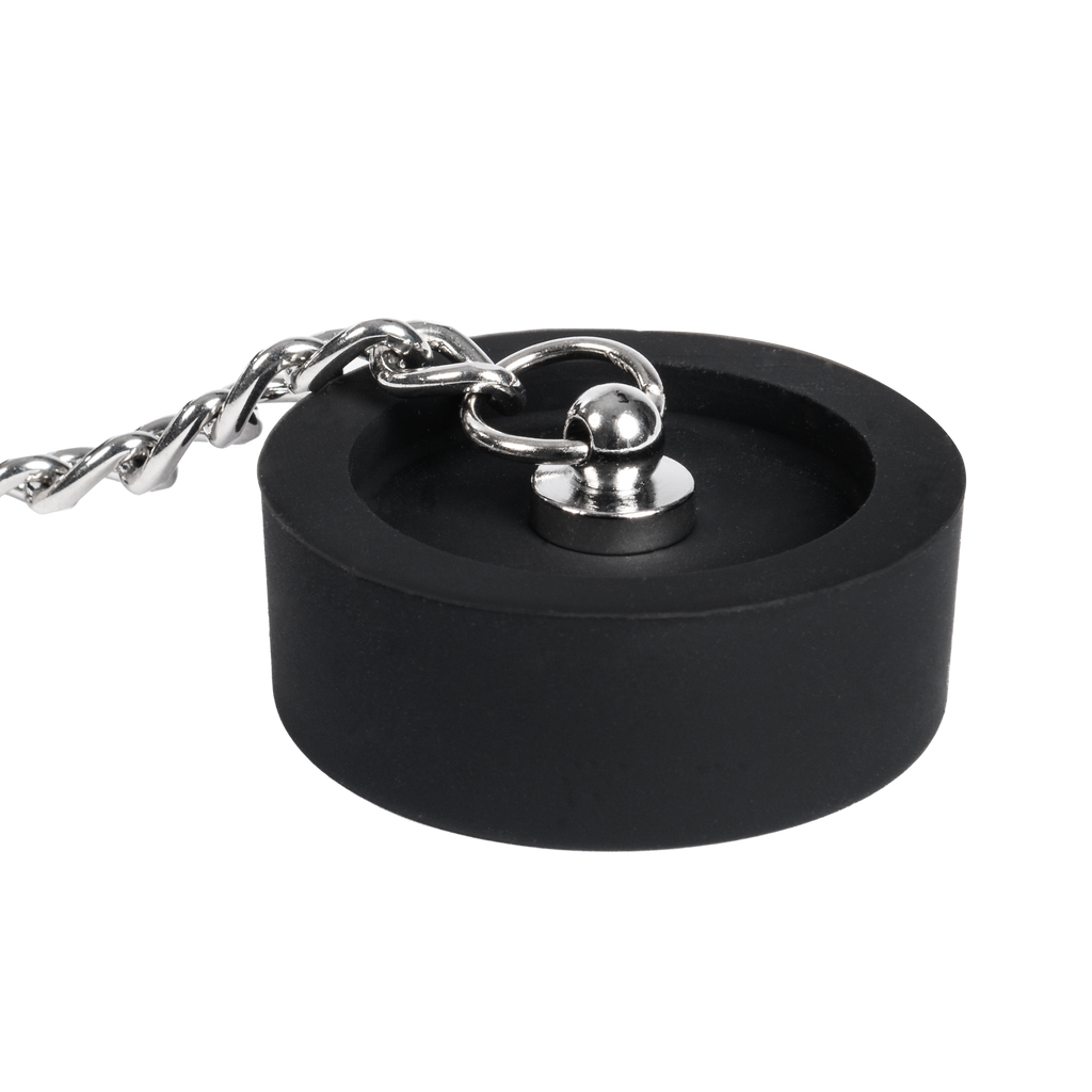 Rimba Bondage Play - Mondknevel met lippen en stopper - Zwart