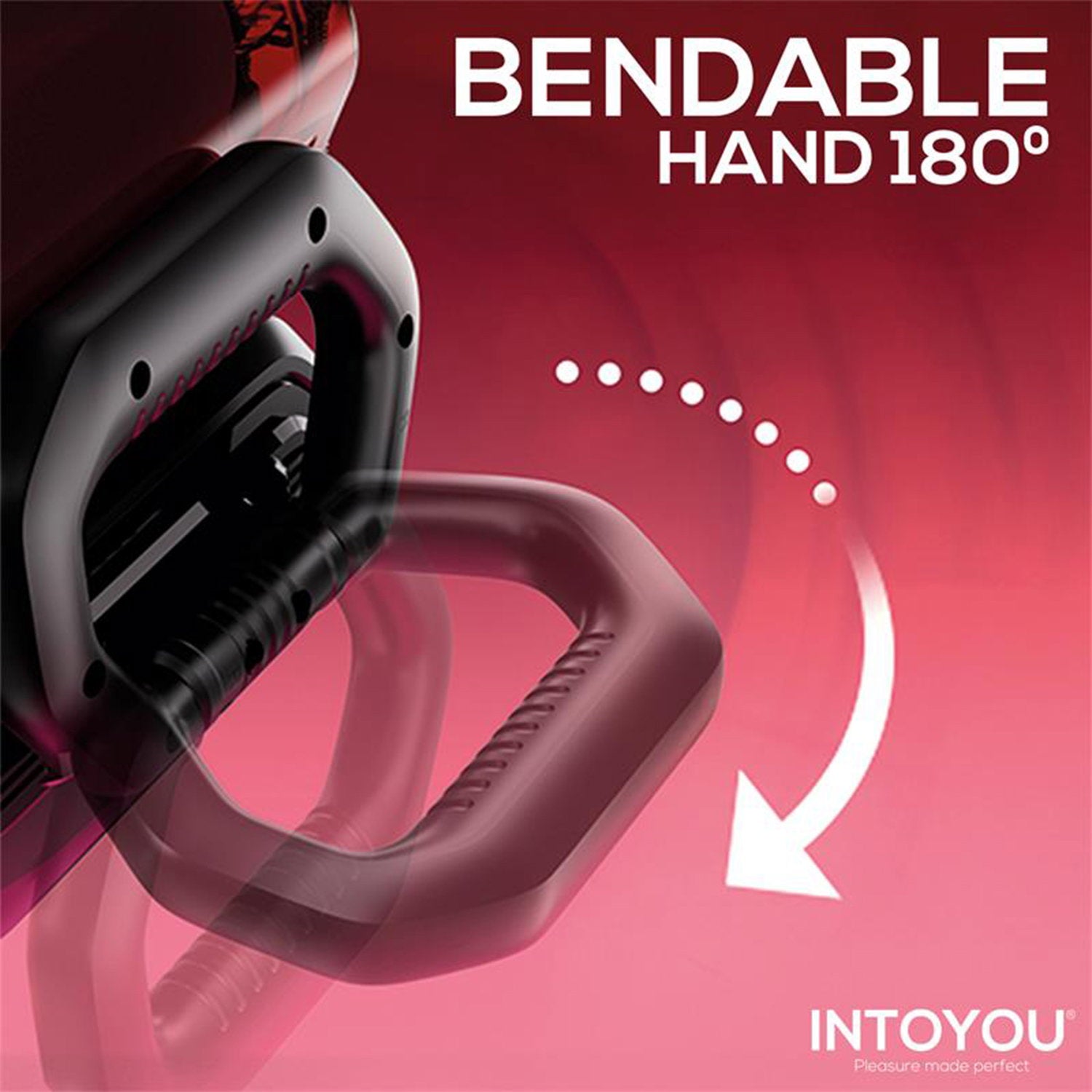 IY - Vexor - 3-in-1 masturbator voor mannen: zuig-, stoot- en vibratiefunctie - Zwart/Rood