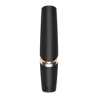 Satisfyer - Perfect Kiss - 3D Luchtpuls Lippenstift Vibrator - Zwart