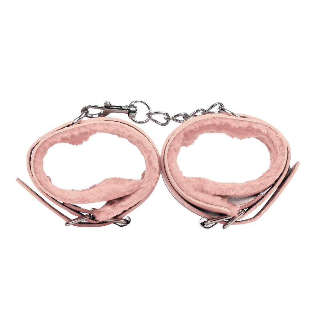TieMeUp - Handboeien van zacht bont - Roze