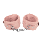 TieMeUp - Handboeien van zacht bont - Roze