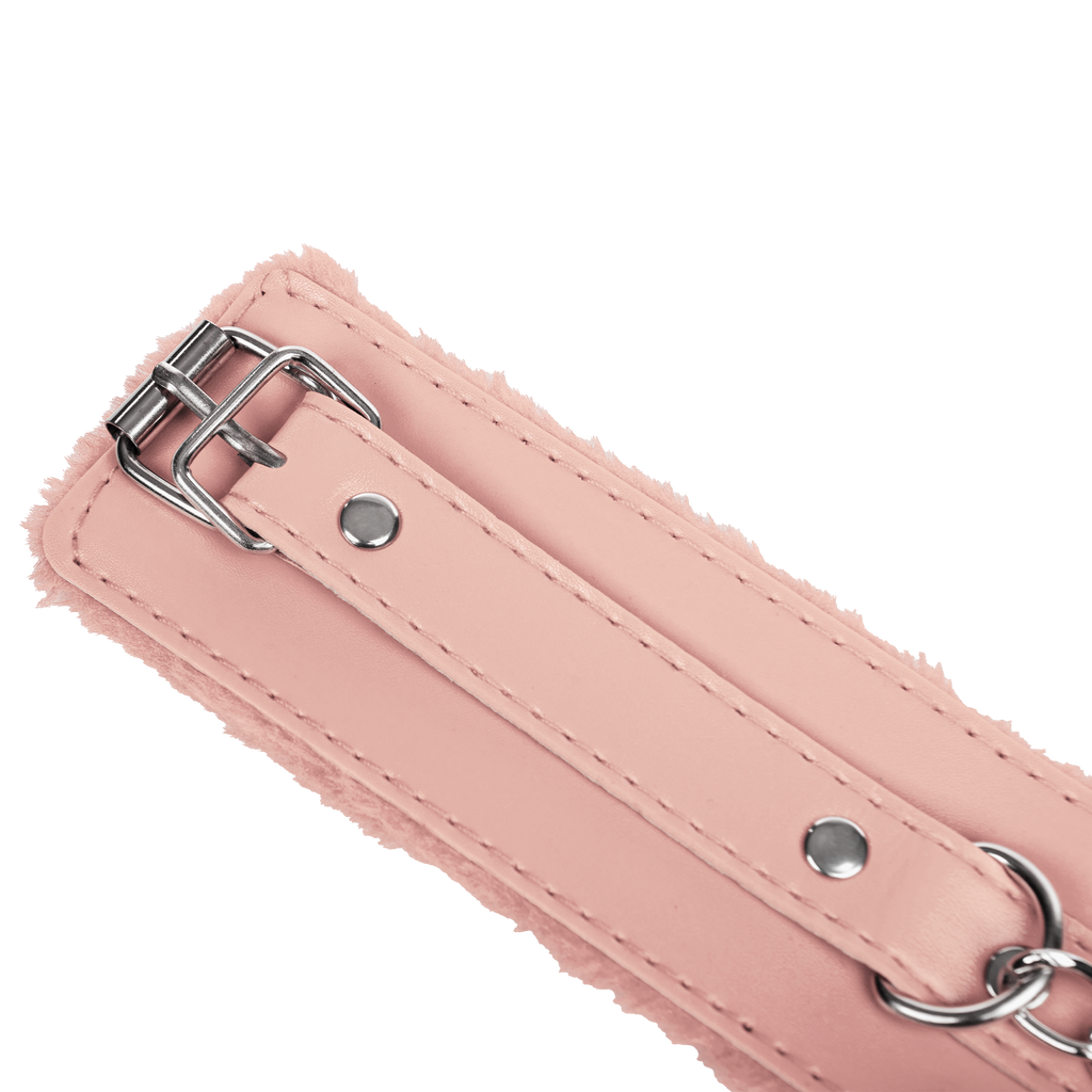 TieMeUp - Handboeien van zacht bont - Roze