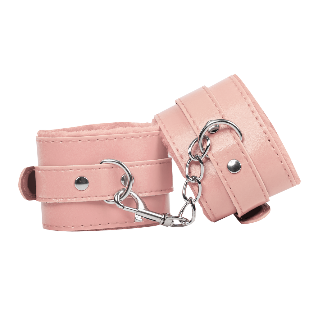 TieMeUp - Handboeien van zacht bont - Roze