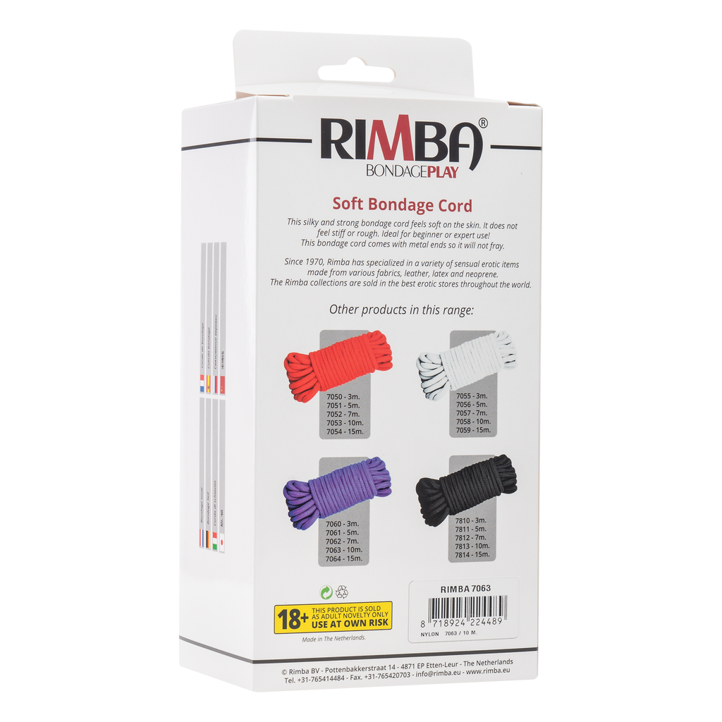 Rimba - Zacht Japans bondage touw, 10 m, 100% Nylon