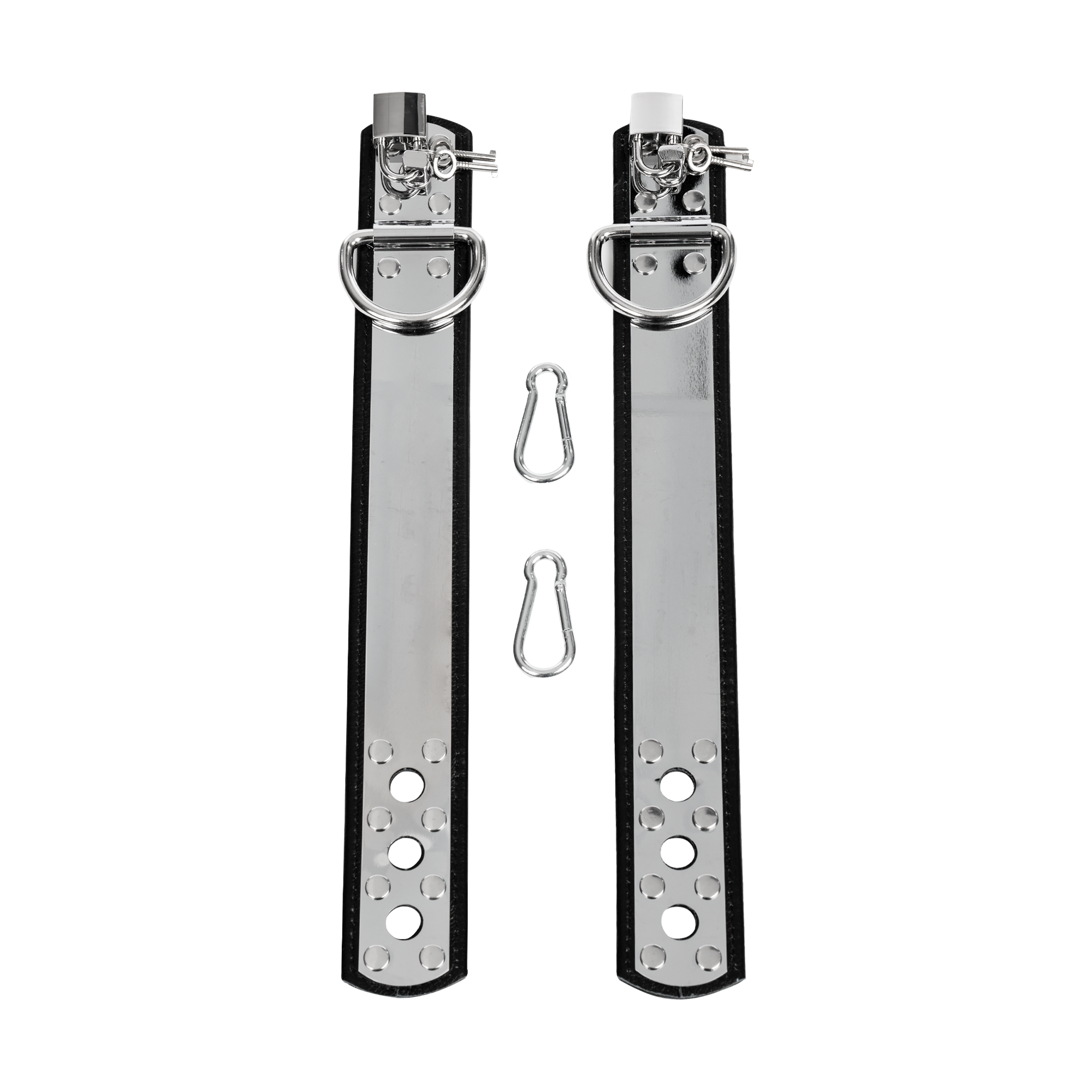 Rimba - Leren handboeien met metaal en hangslot