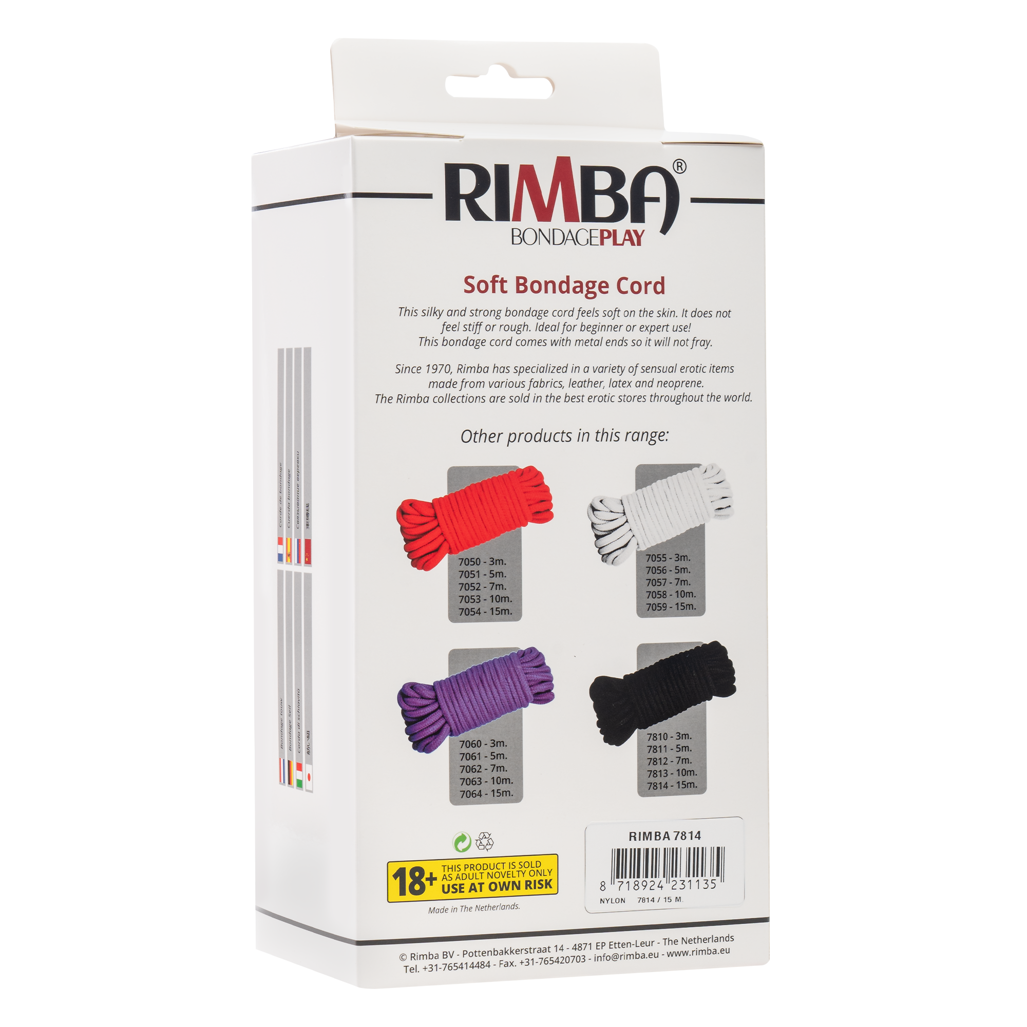 Rimba - Zacht Japans bondage touw, 15 m