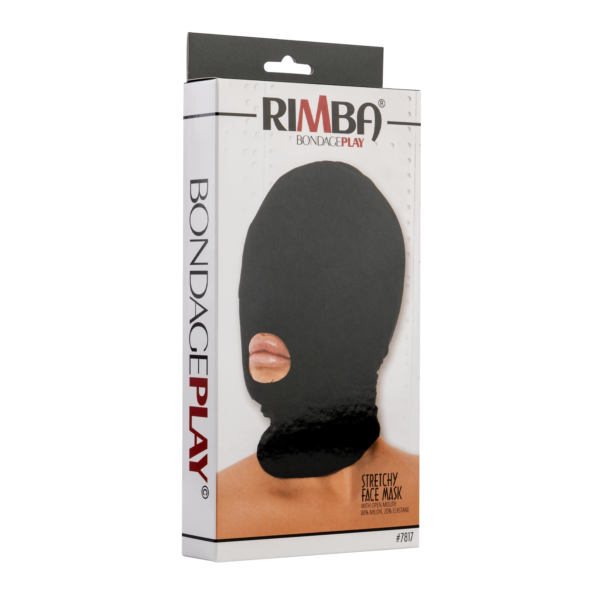 Rimba - Hoofdmasker uit elastische stof met open mond