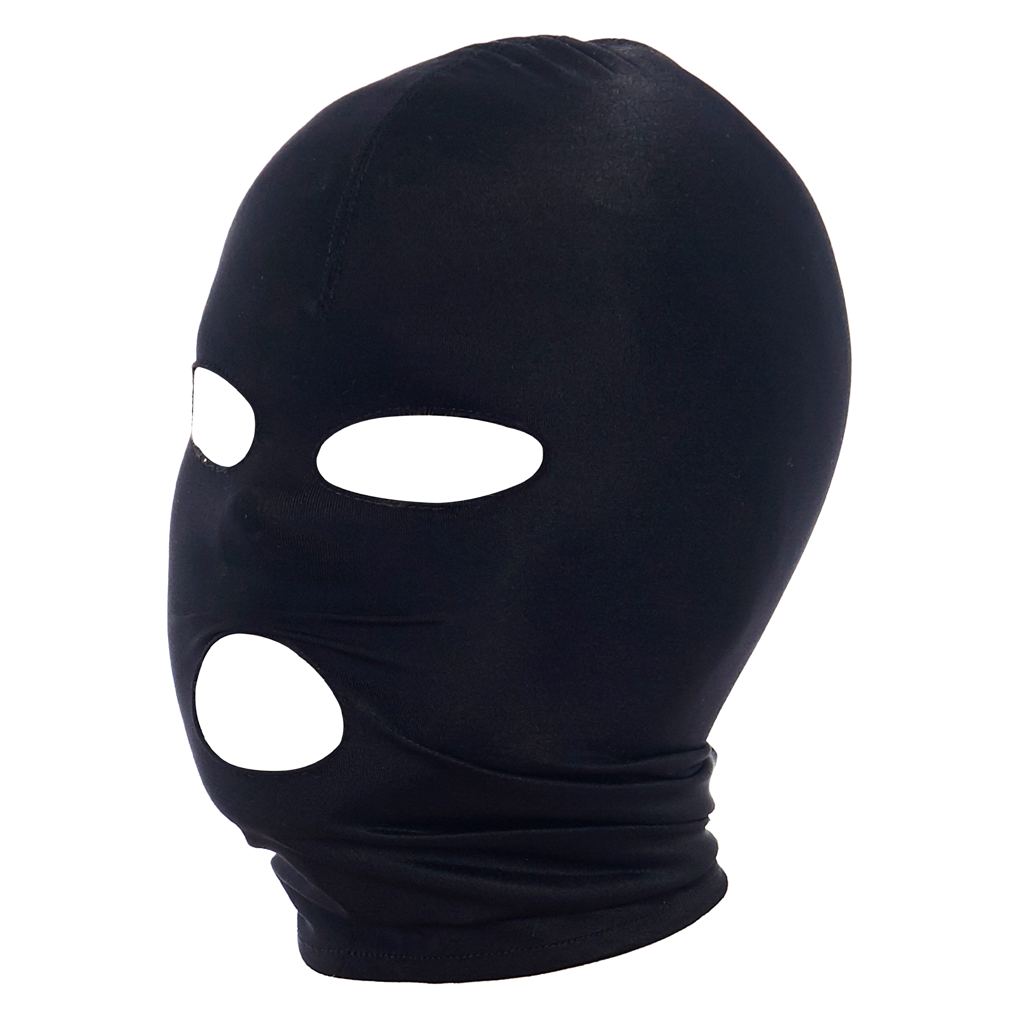 Rimba - Hoofdmasker uit elastische stof met ogen en mond open