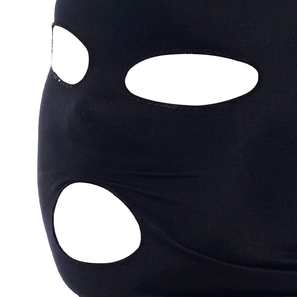 Rimba - Hoofdmasker uit elastische stof met ogen en mond open