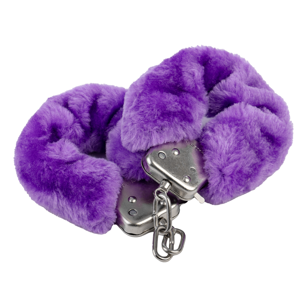 Rimba - Politie Handboeien met paars bont