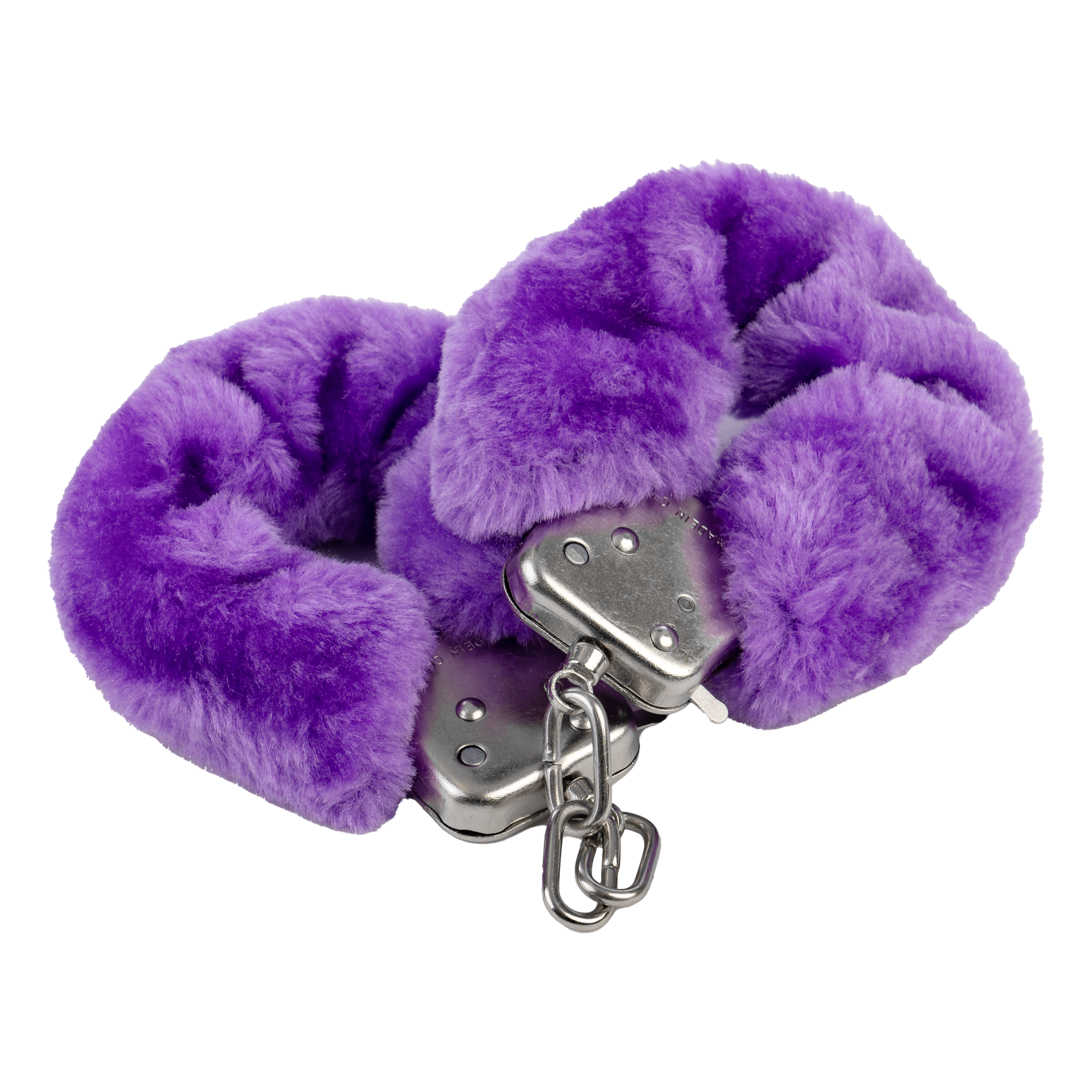 Rimba - Politie Handboeien met paars bont