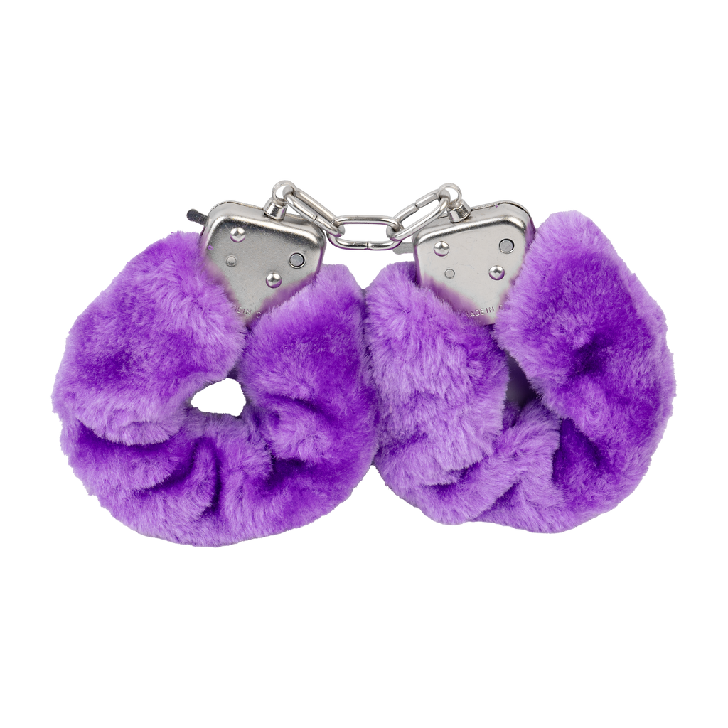 Rimba - Politie Handboeien met paars bont