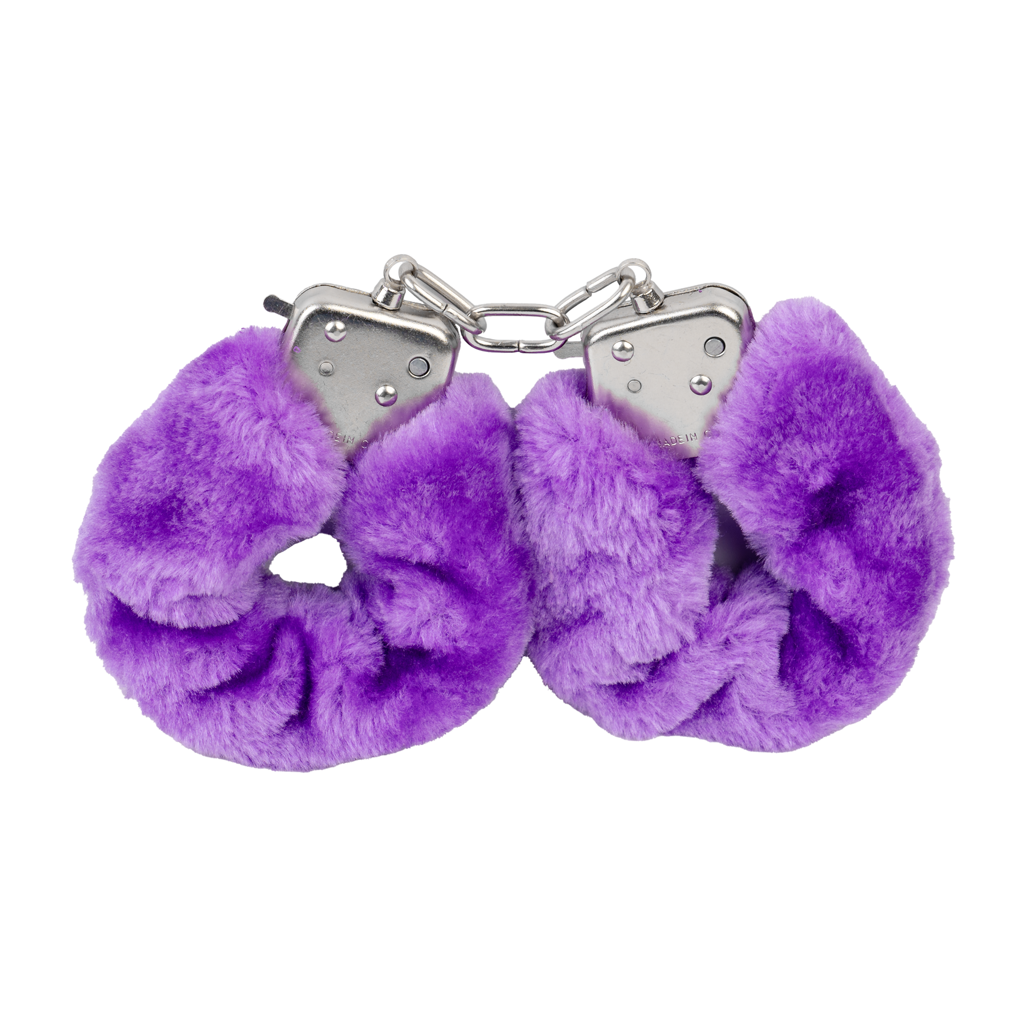 Rimba - Politie Handboeien met paars bont