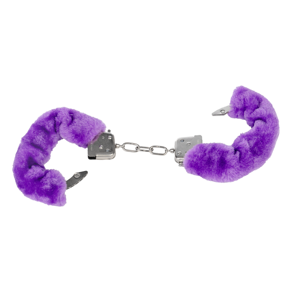 Rimba - Politie Handboeien met paars bont