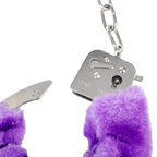 Rimba - Politie Handboeien met paars bont