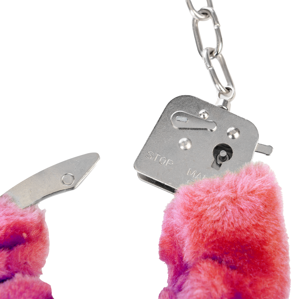 Rimba - Politie Handboeien met roze bont