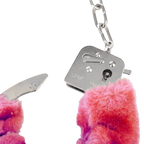 Rimba - Politie Handboeien met roze bont