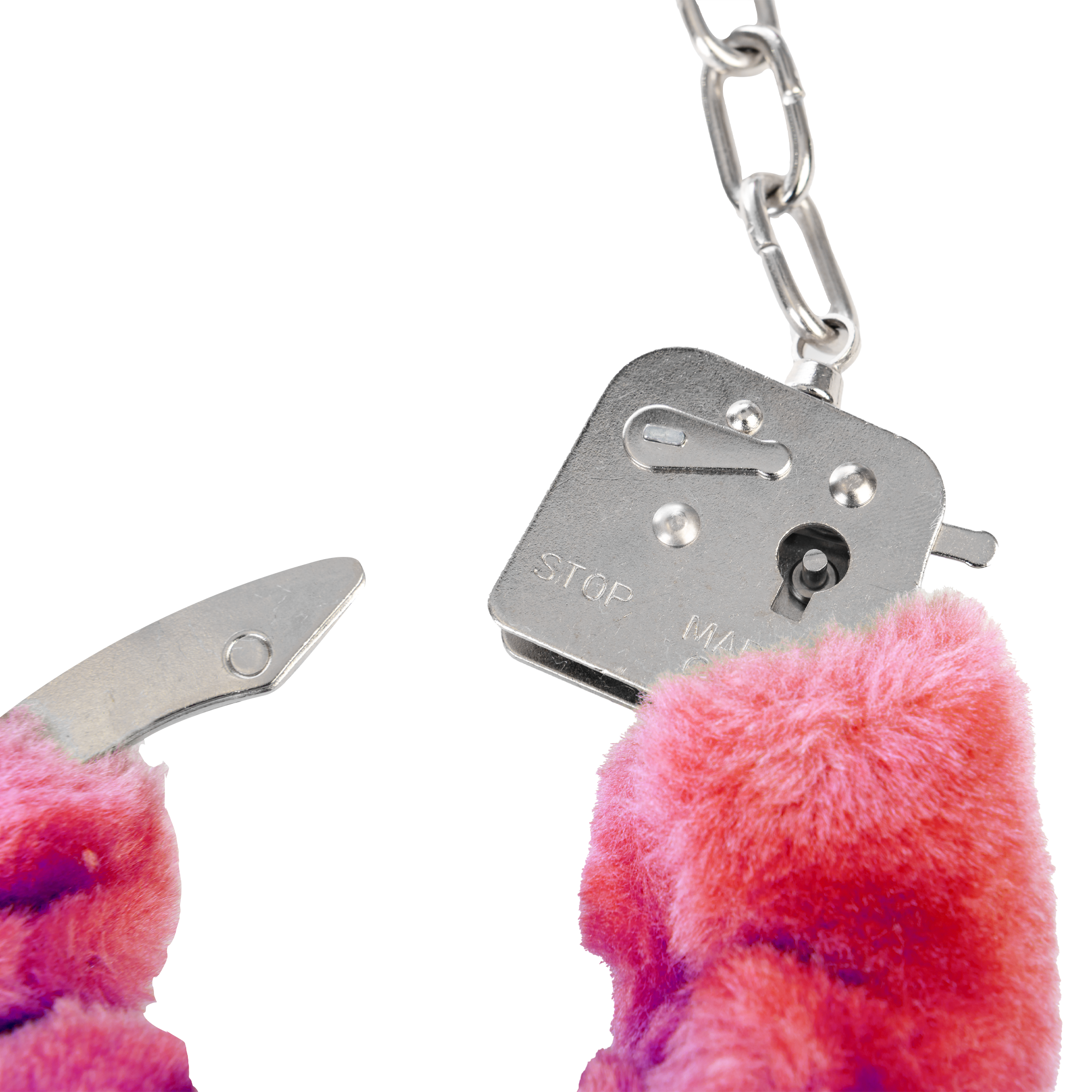 Rimba - Politie Handboeien met roze bont