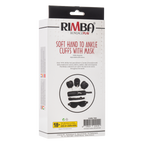 Rimba - Soft Bondage set met klittenband en masker (6 delig)