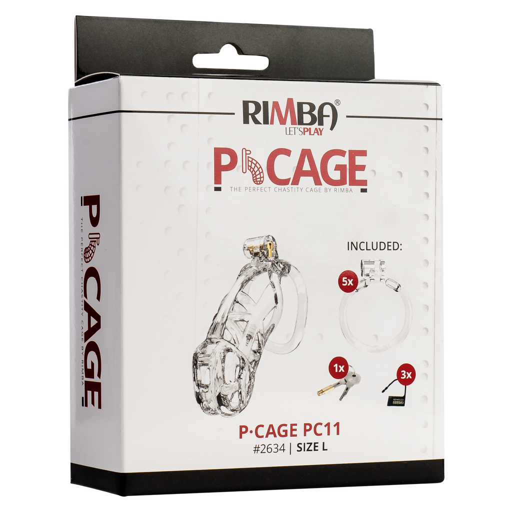 Rimba P-Cage - P-Cage PC11 - Peniskooi maat L - Transparant