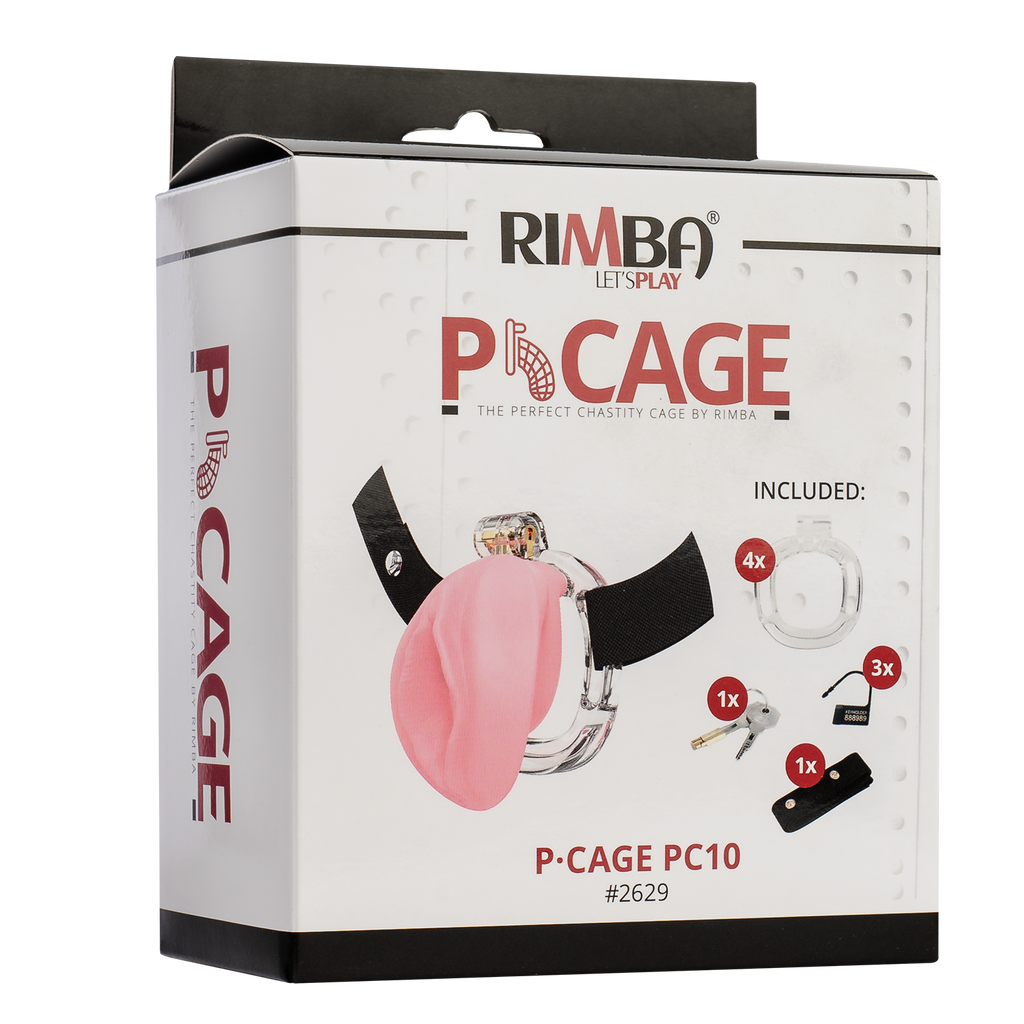 Rimba P- Cage - P-Cage PC10 - Peniskooi Pussy - Transparant, Rose